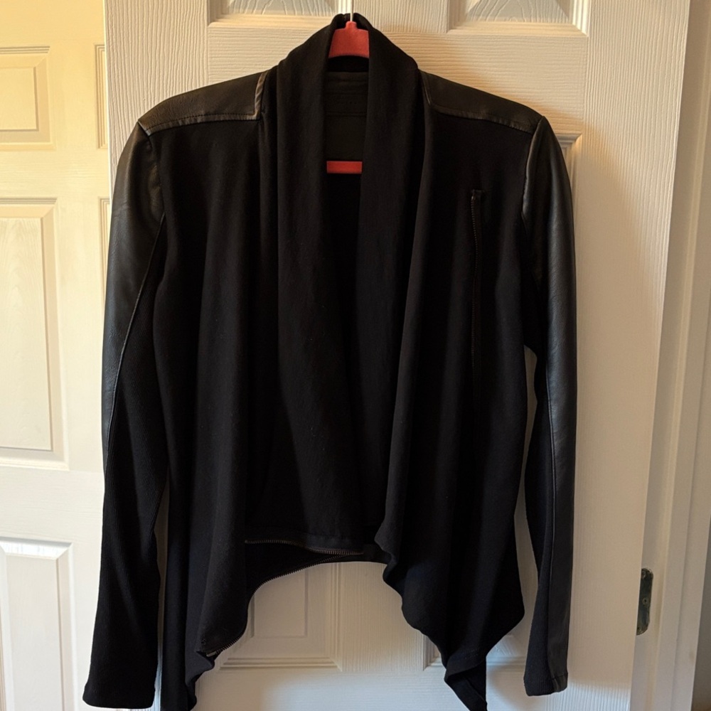 Blank NYC Black Drape Blazer